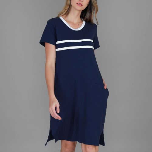 Charlene Stripe T Shirt Dress size guide