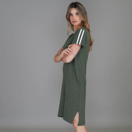 Cindy Stripe T Shirt Dress size guide
