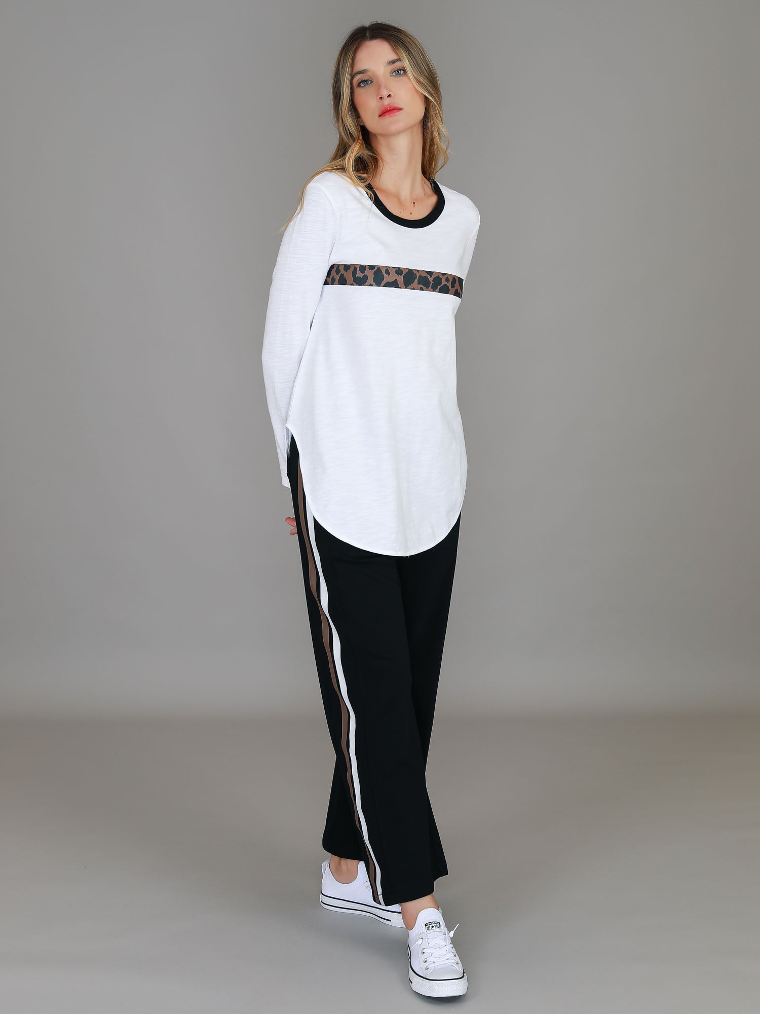 long sleeve cotton t shirt #color_white