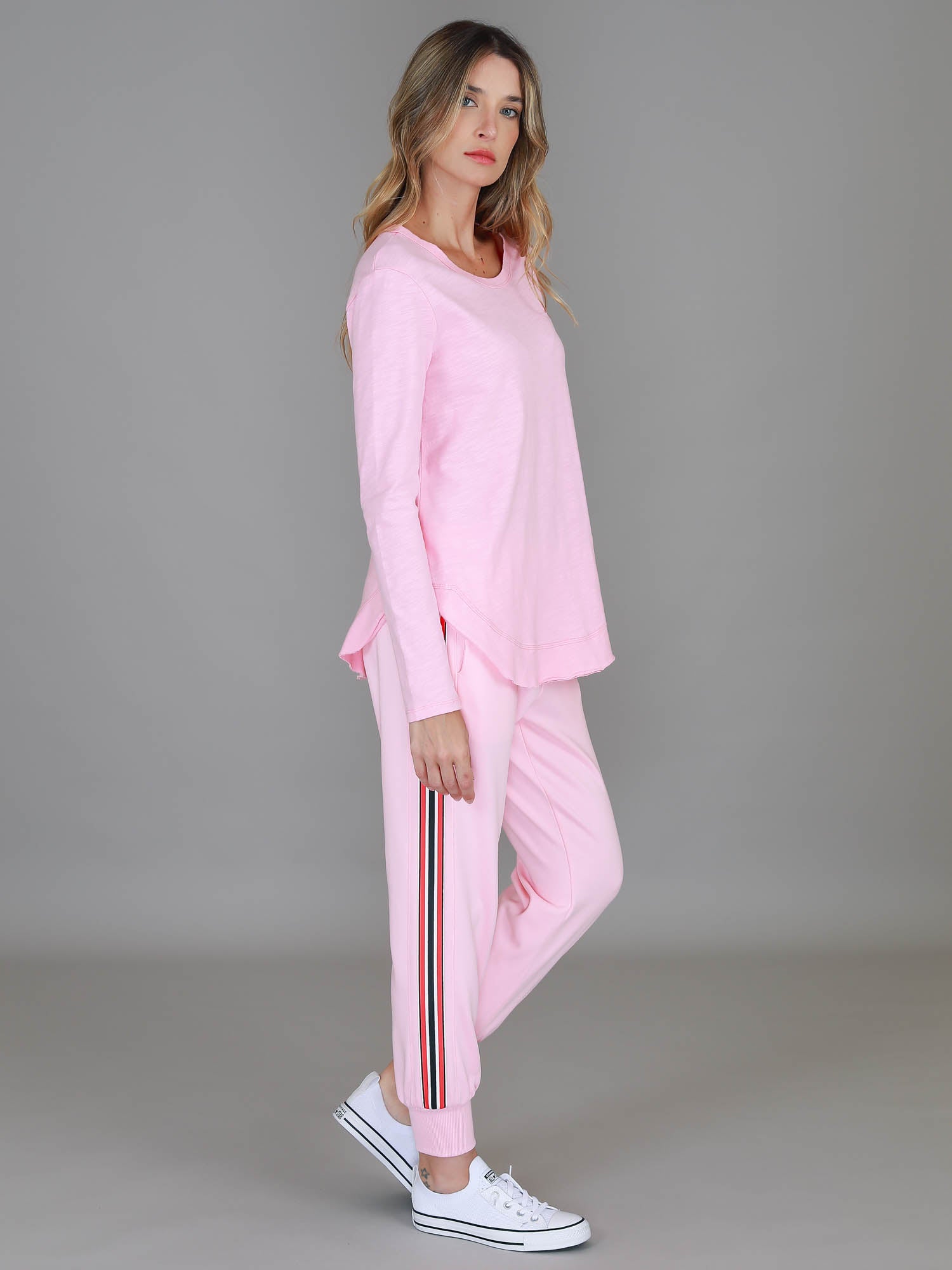 pink oversized tee #color_powder pink