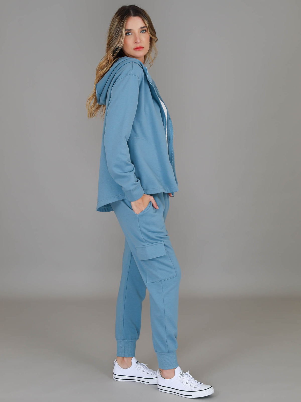 cloud blue hoodie
