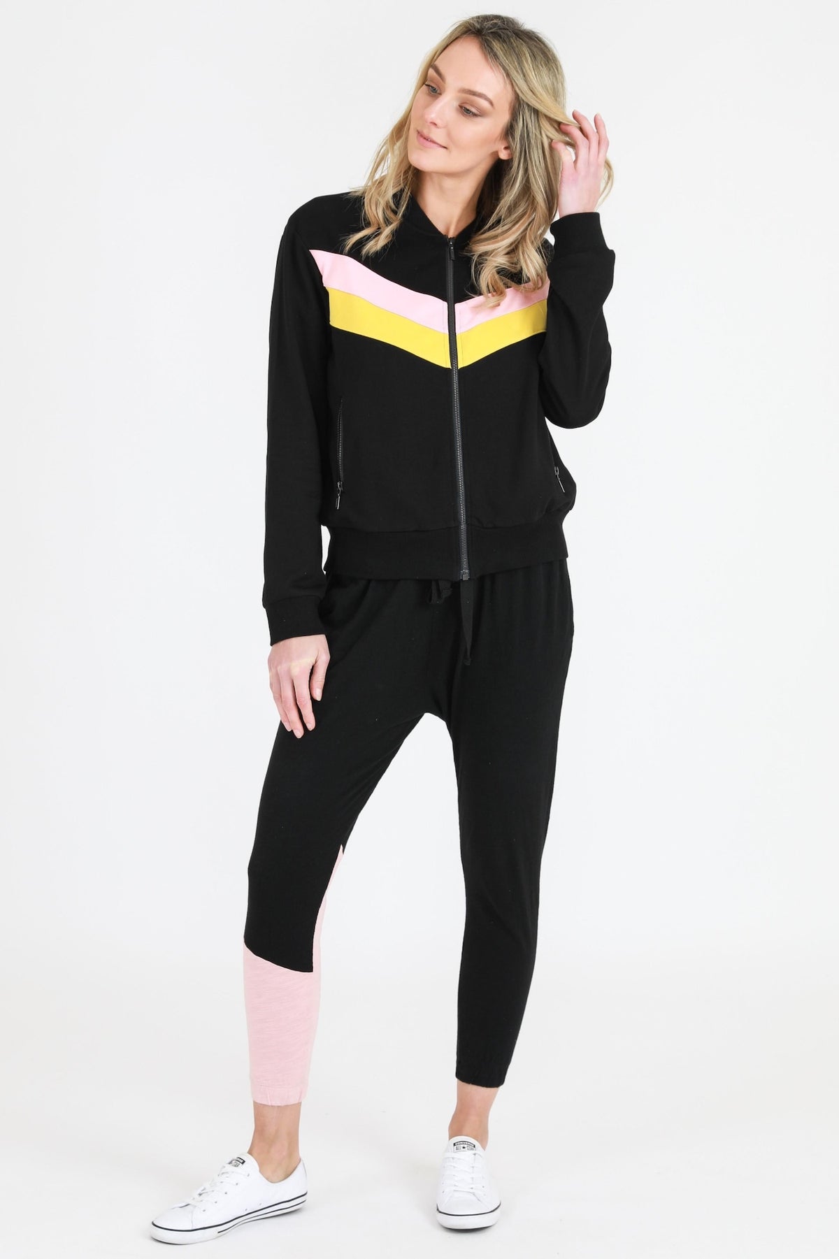 black casual jacket