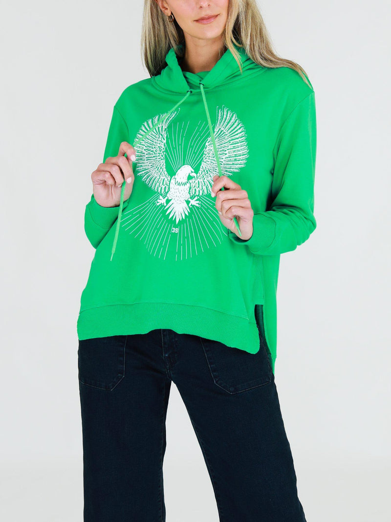 Funnel Neck Hoodie #color_peppermint