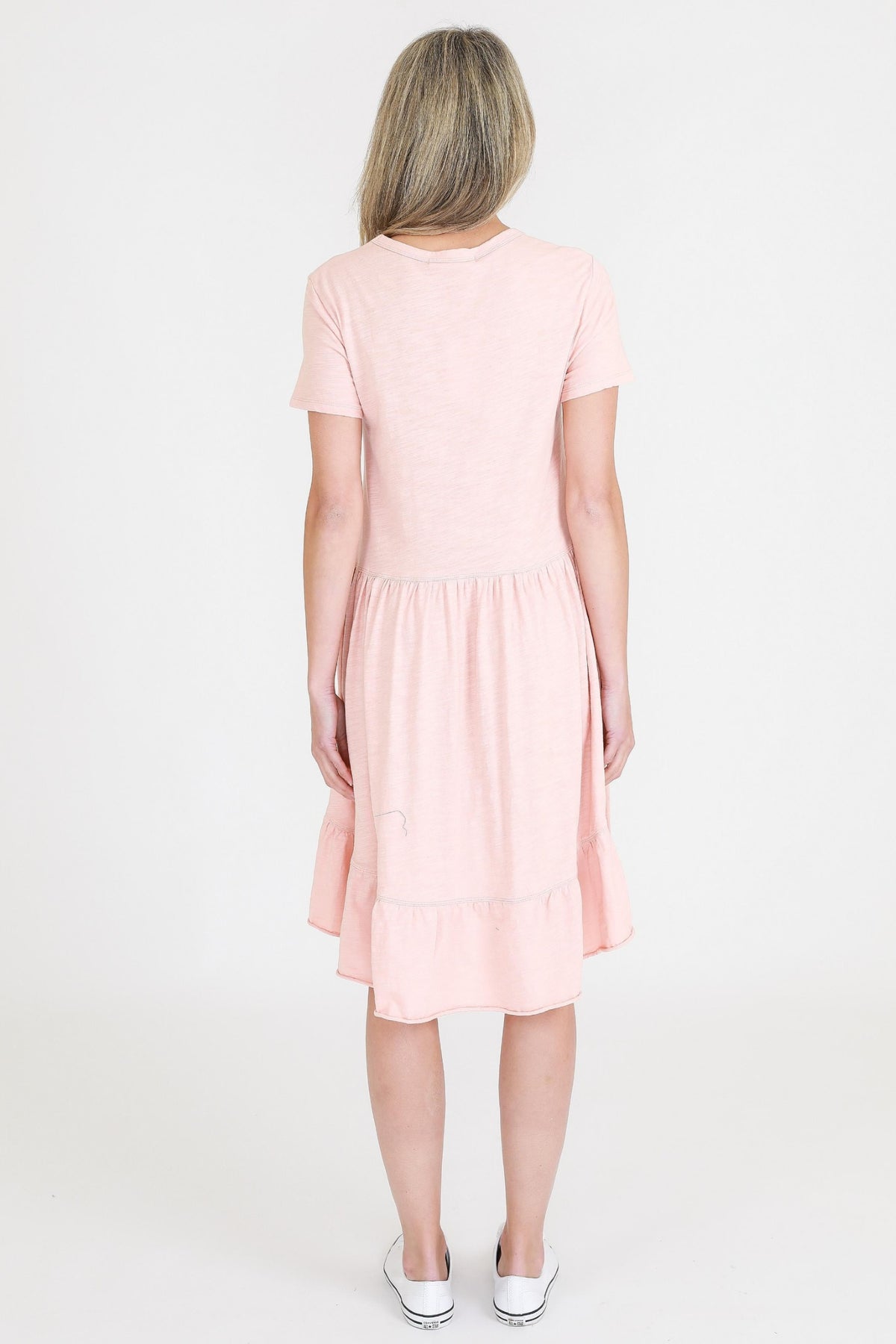 brown t shirt dress women