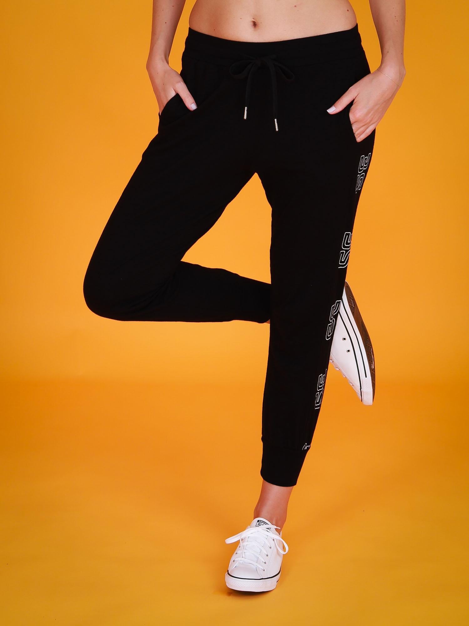 Ladies slim fit sales joggers