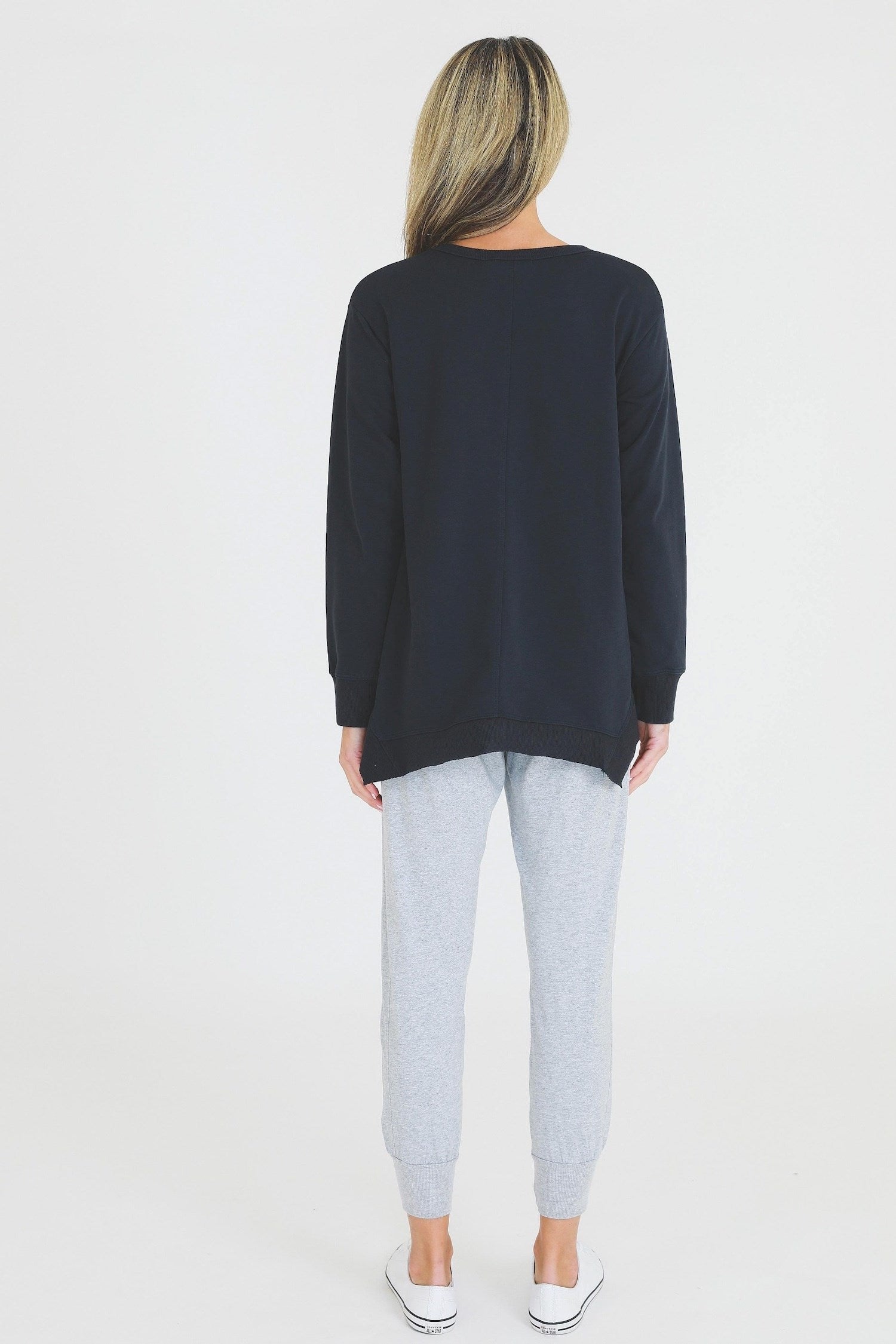 navy long sleeve top #color_ink