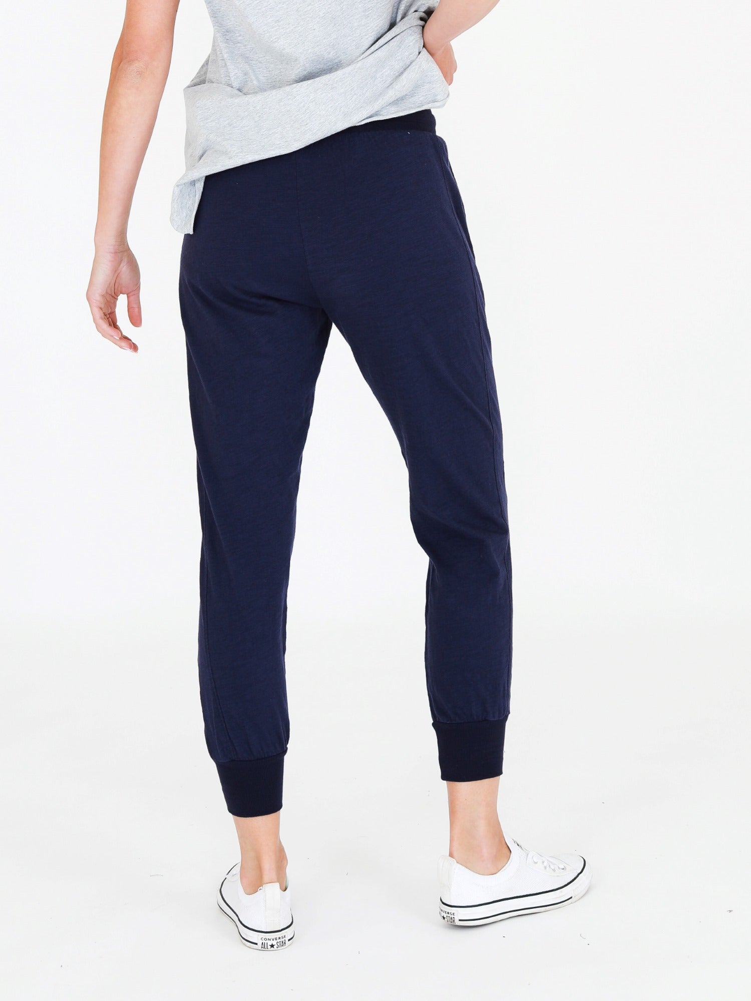 womens navy track pants #color_navy