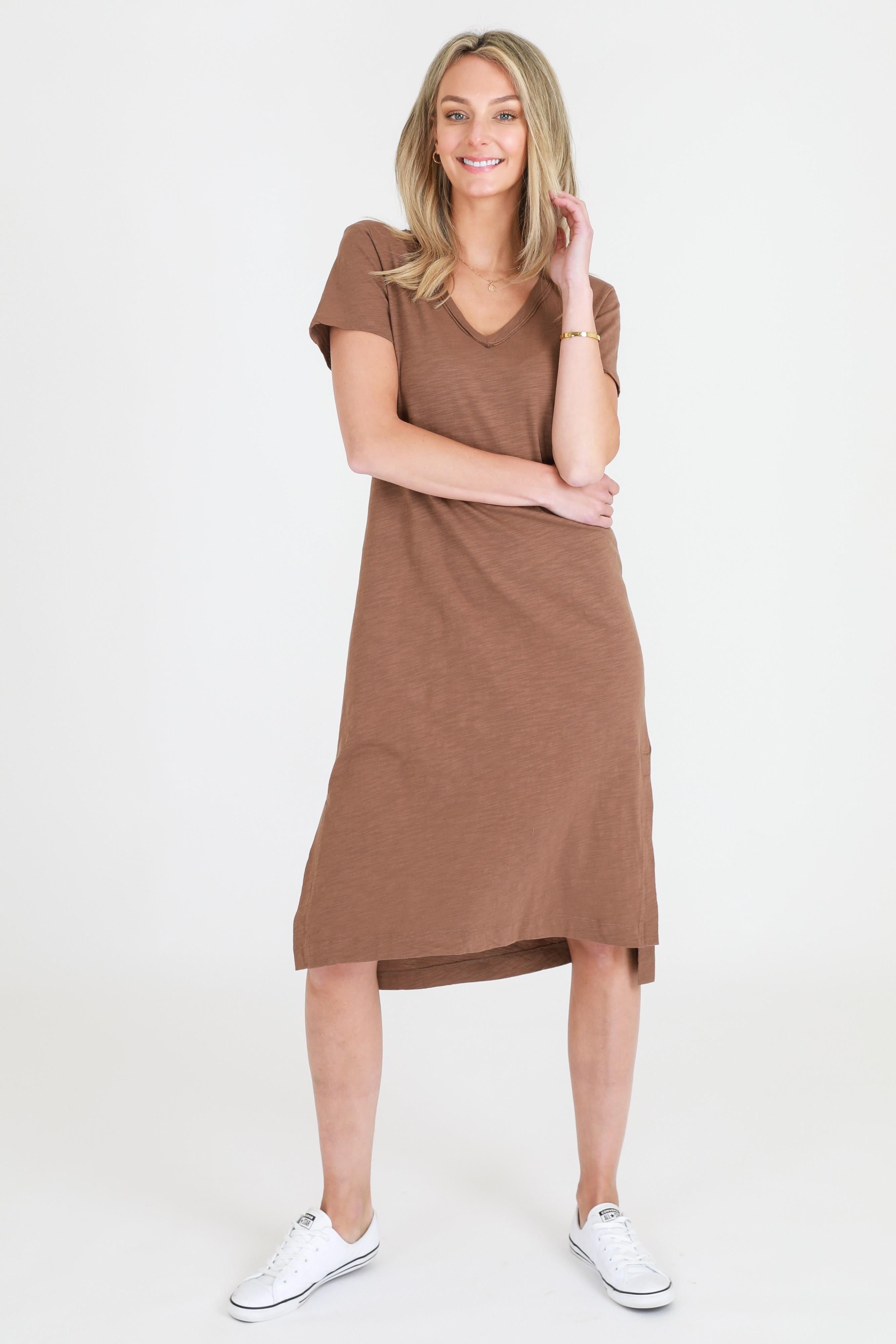 Jersey Dress Shop V Neck Dress