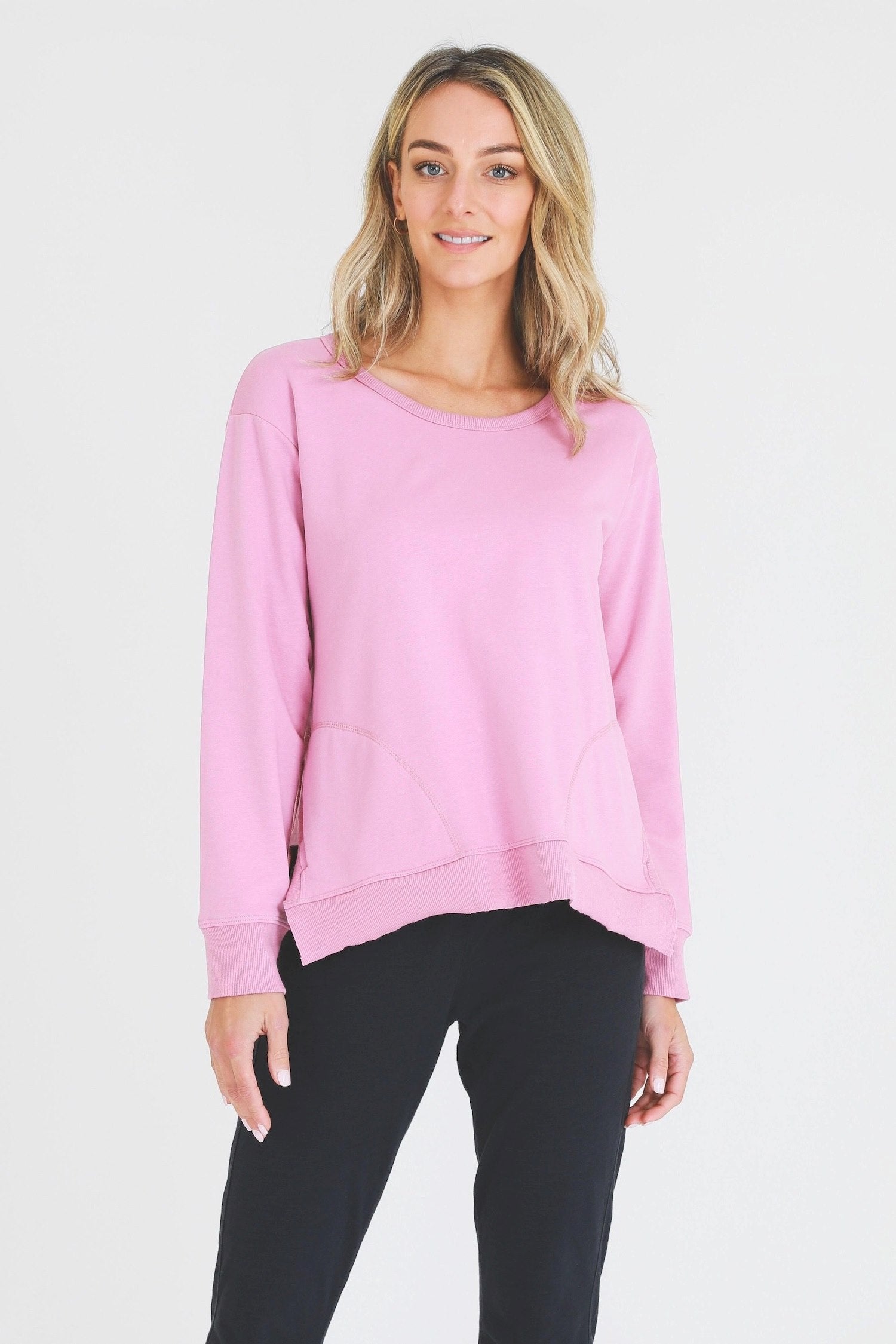 Pink Sweatshirt #color_sea pink