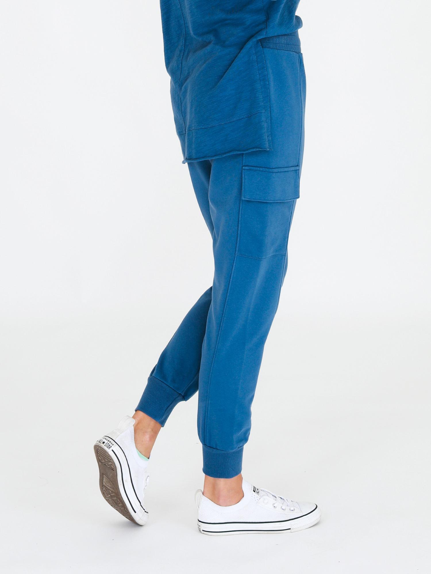 navy cargo pants womens #color_midnight