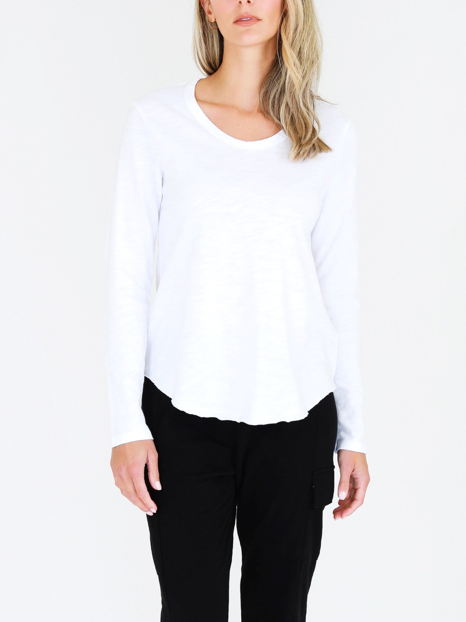 long sleeve white #color_white