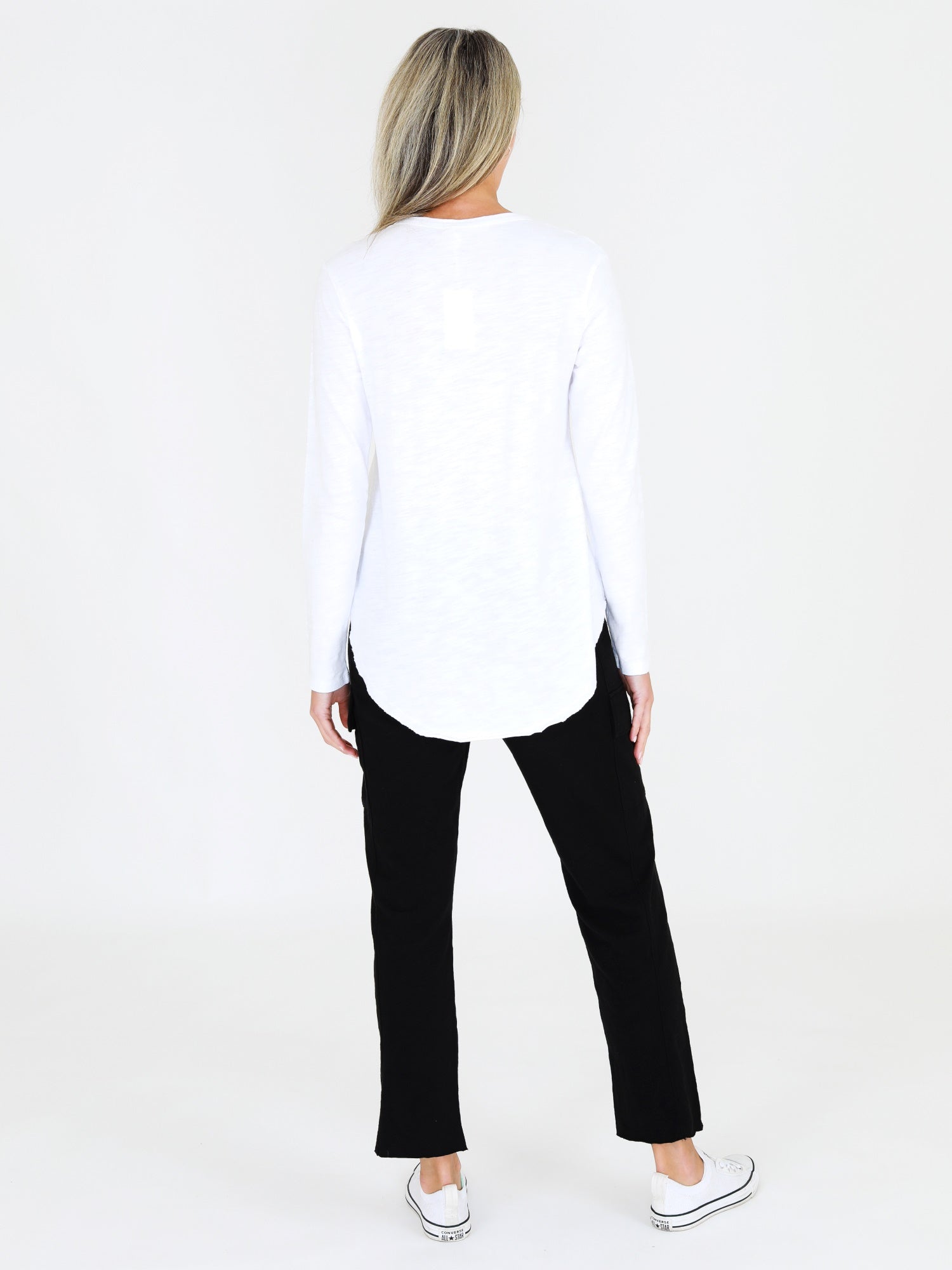 basic long sleeve top #color_white