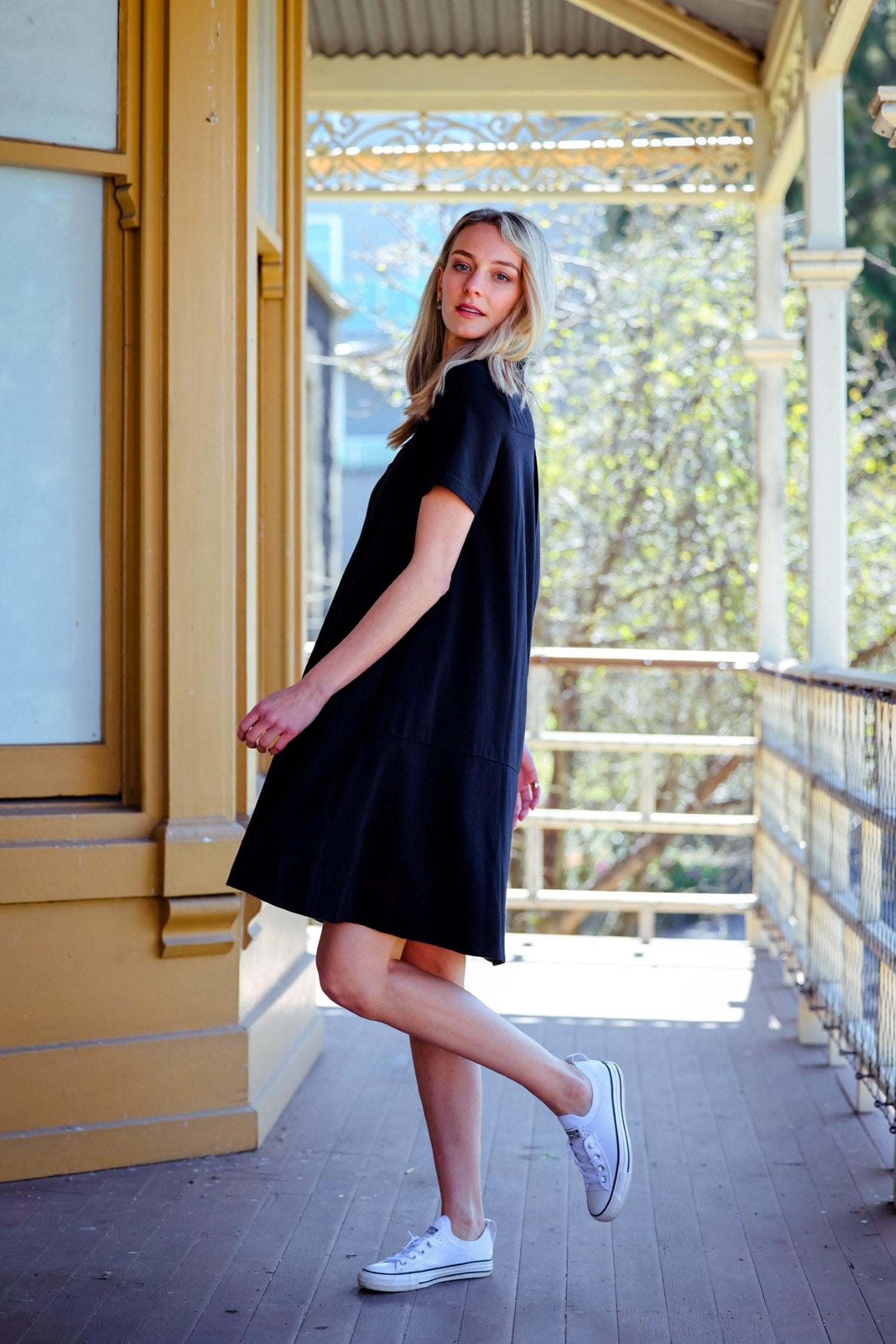 polo dress australia #color_black