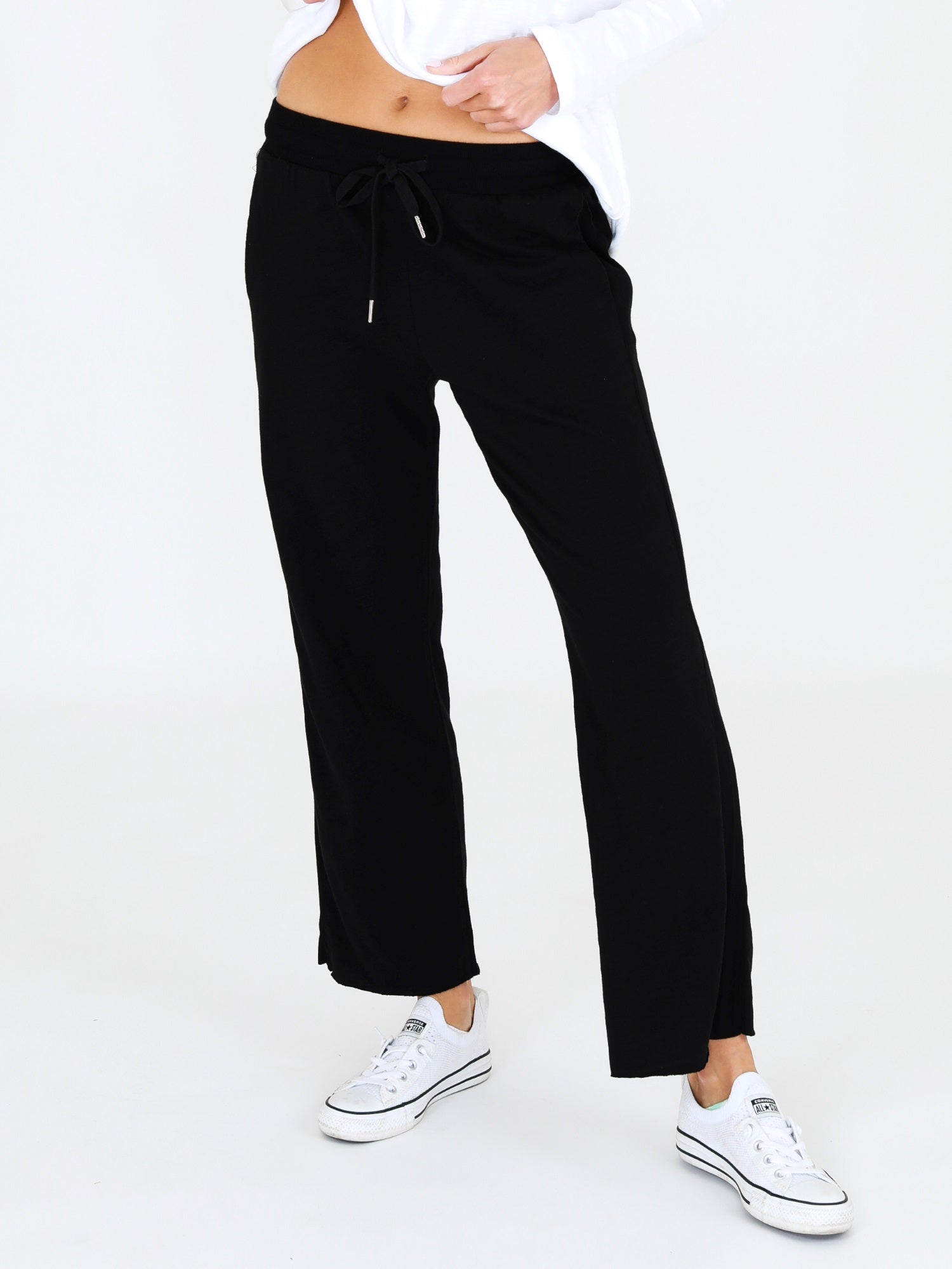 Womens joggers wide online leg