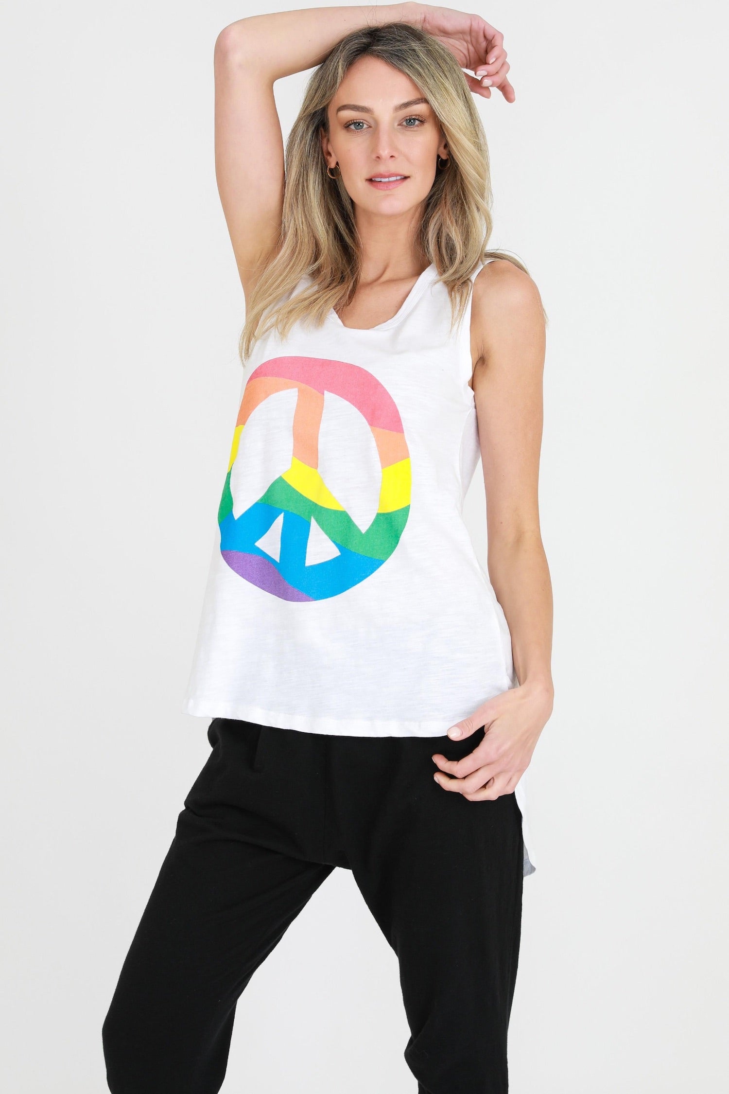 Melanie Peace Tank Top