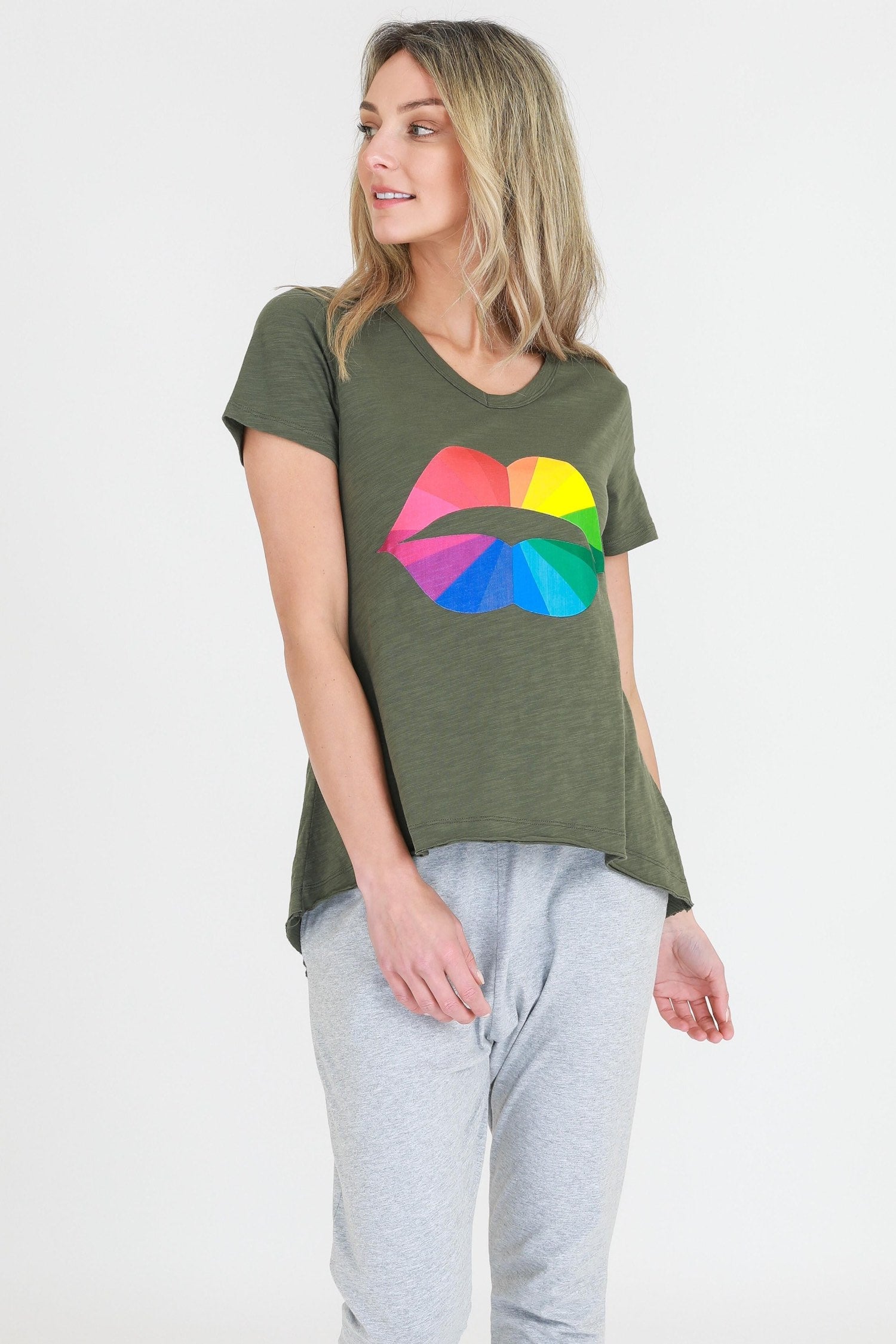 Vivian Rainbow Kisses T Shirt