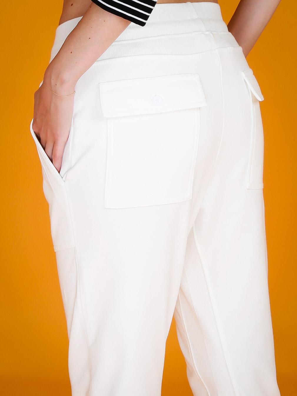 womens sweat pants #color_white