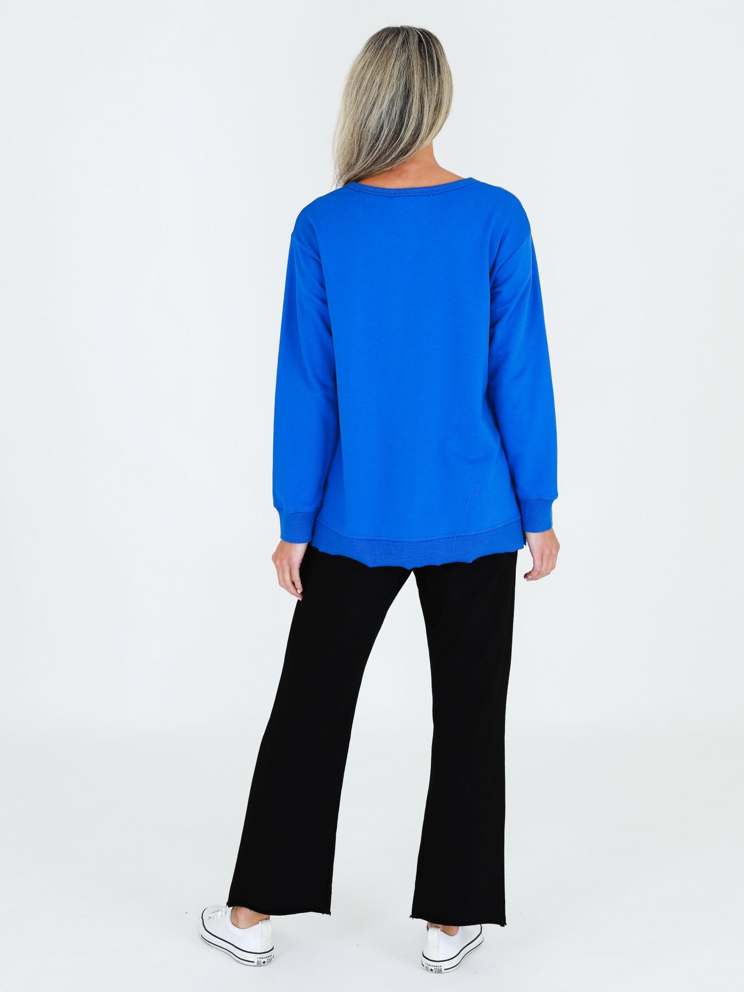Blue Sweater Women #color_supersonic
