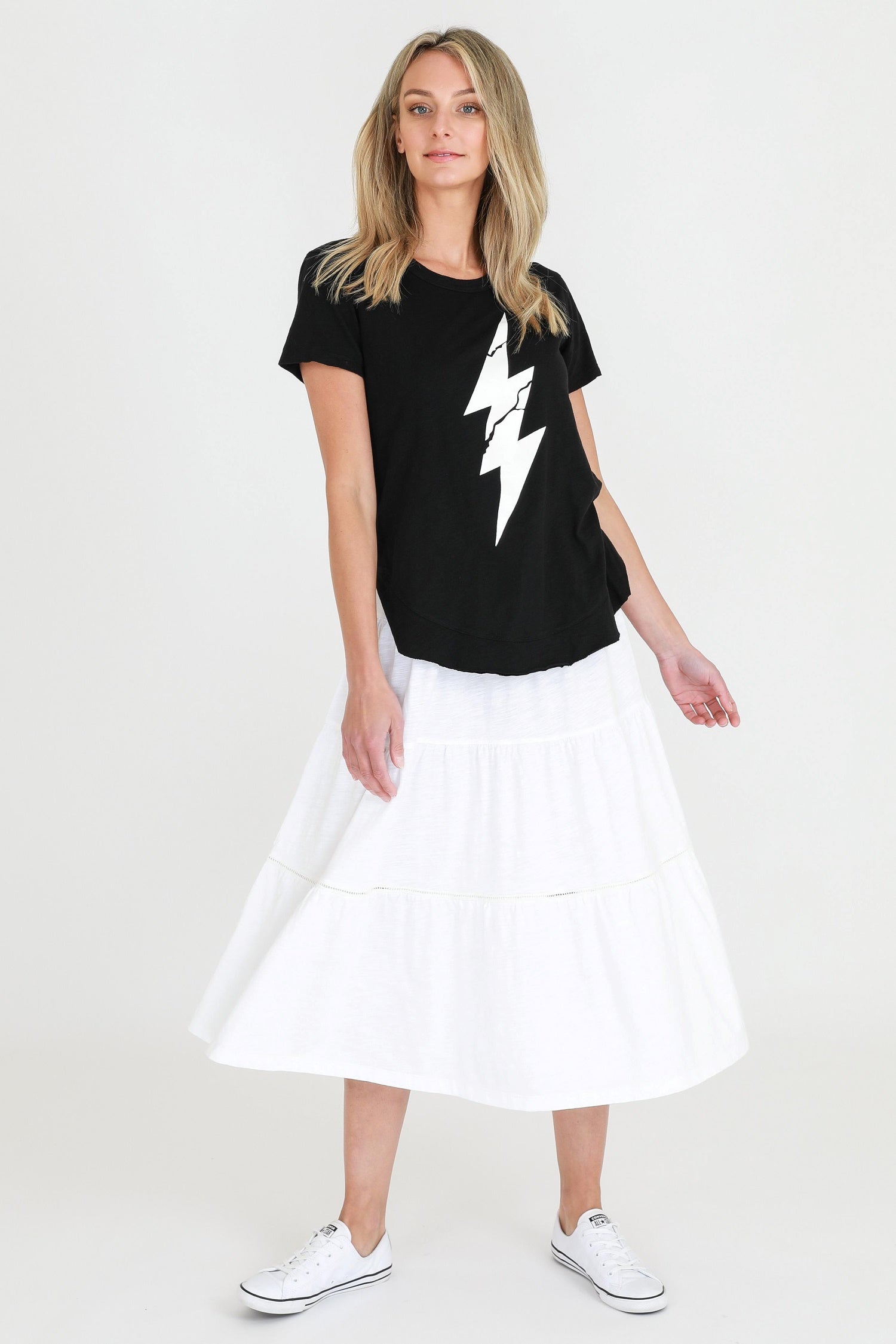 Madeline Lightning Flash Graphic T Shirt