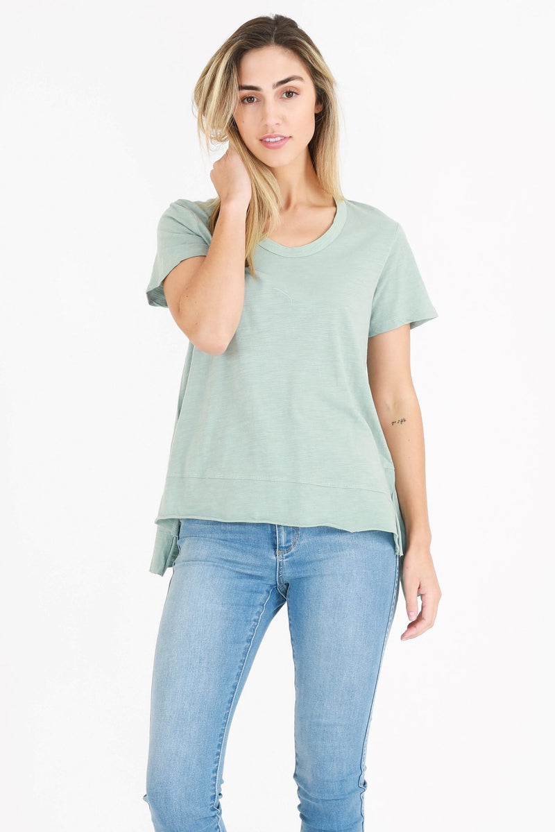 Green T Shirt Women's #color_leaf