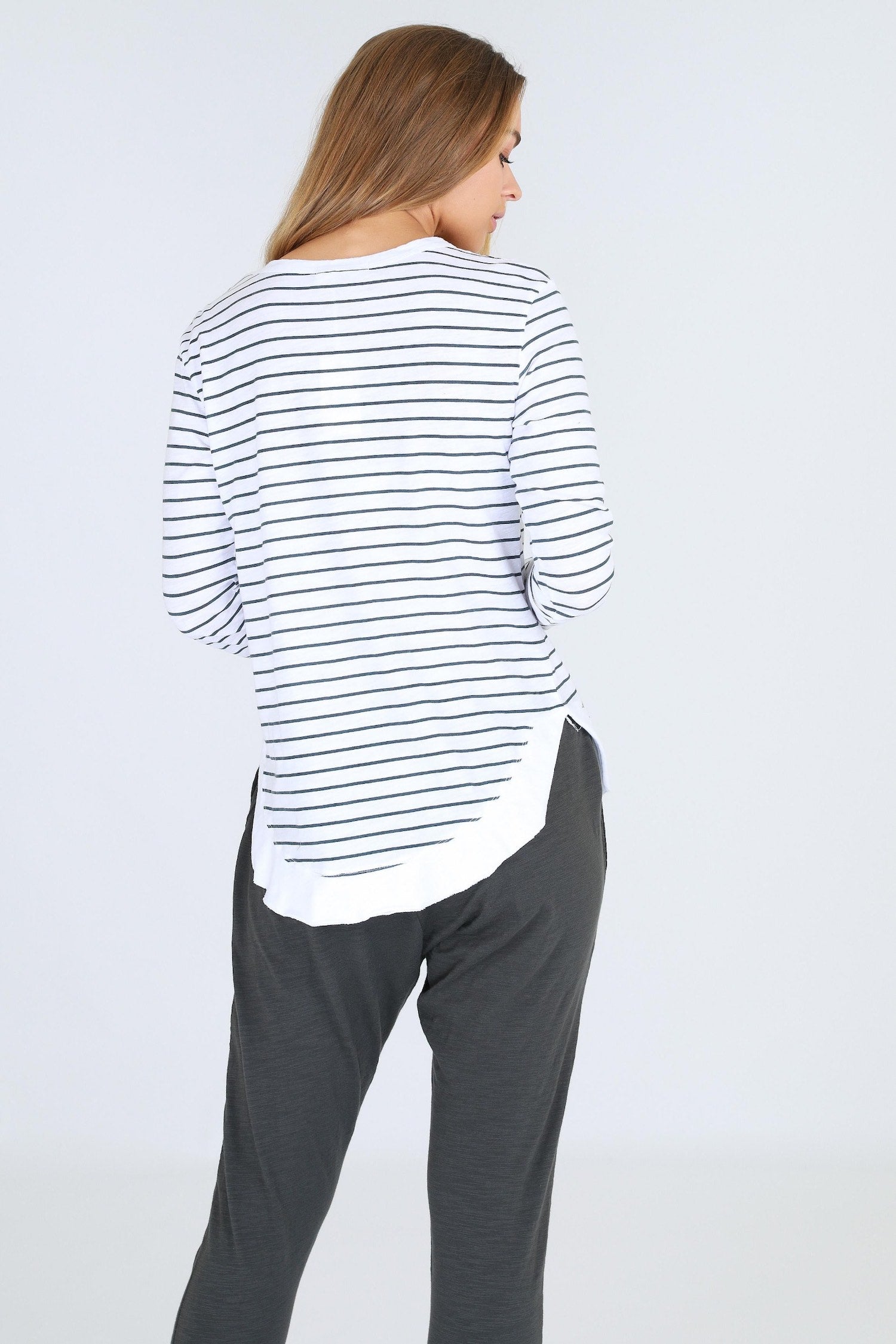 long sleeve cotton t shirts #color_stripe