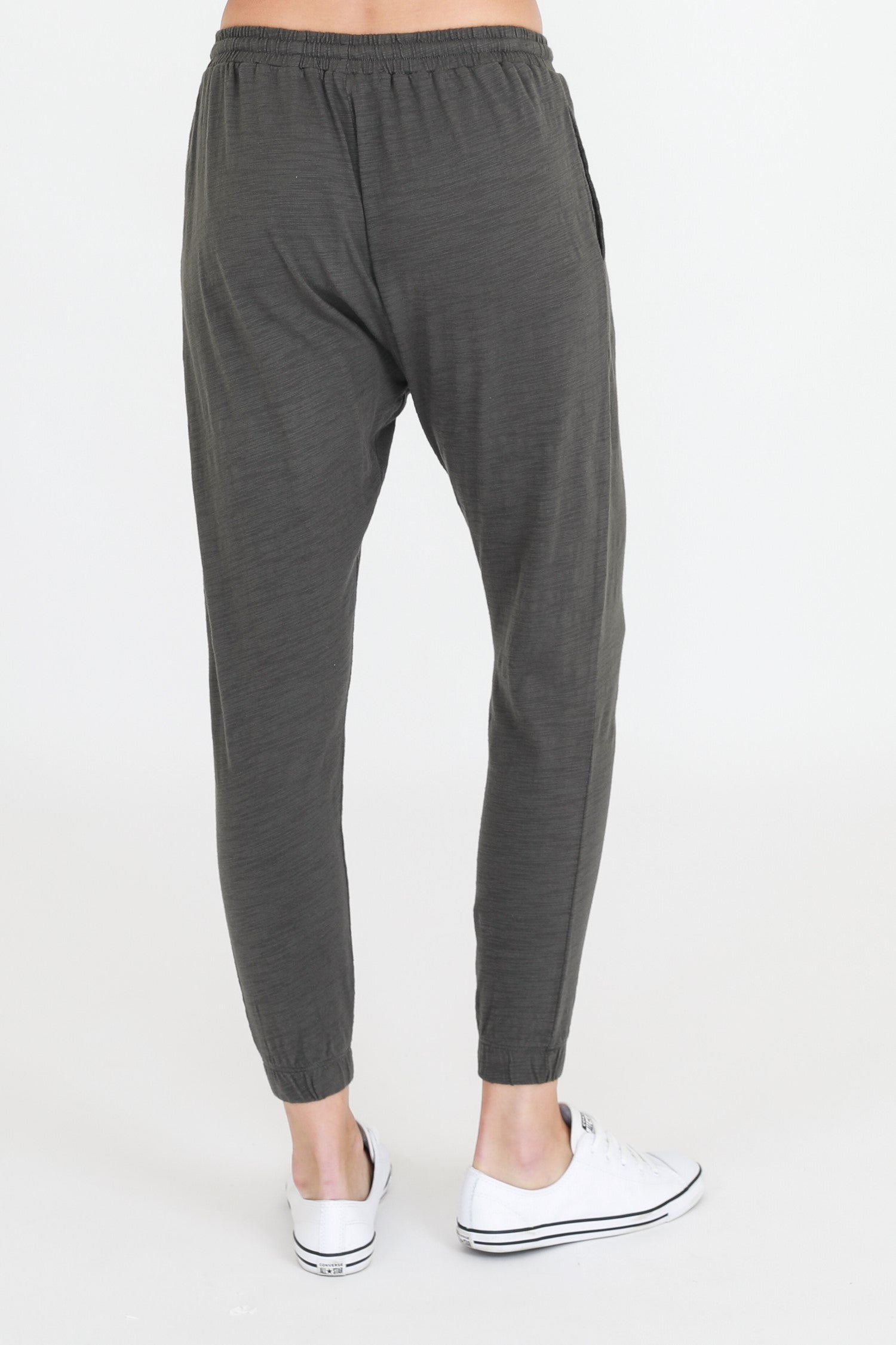 high waisted joggers #color_charcoal