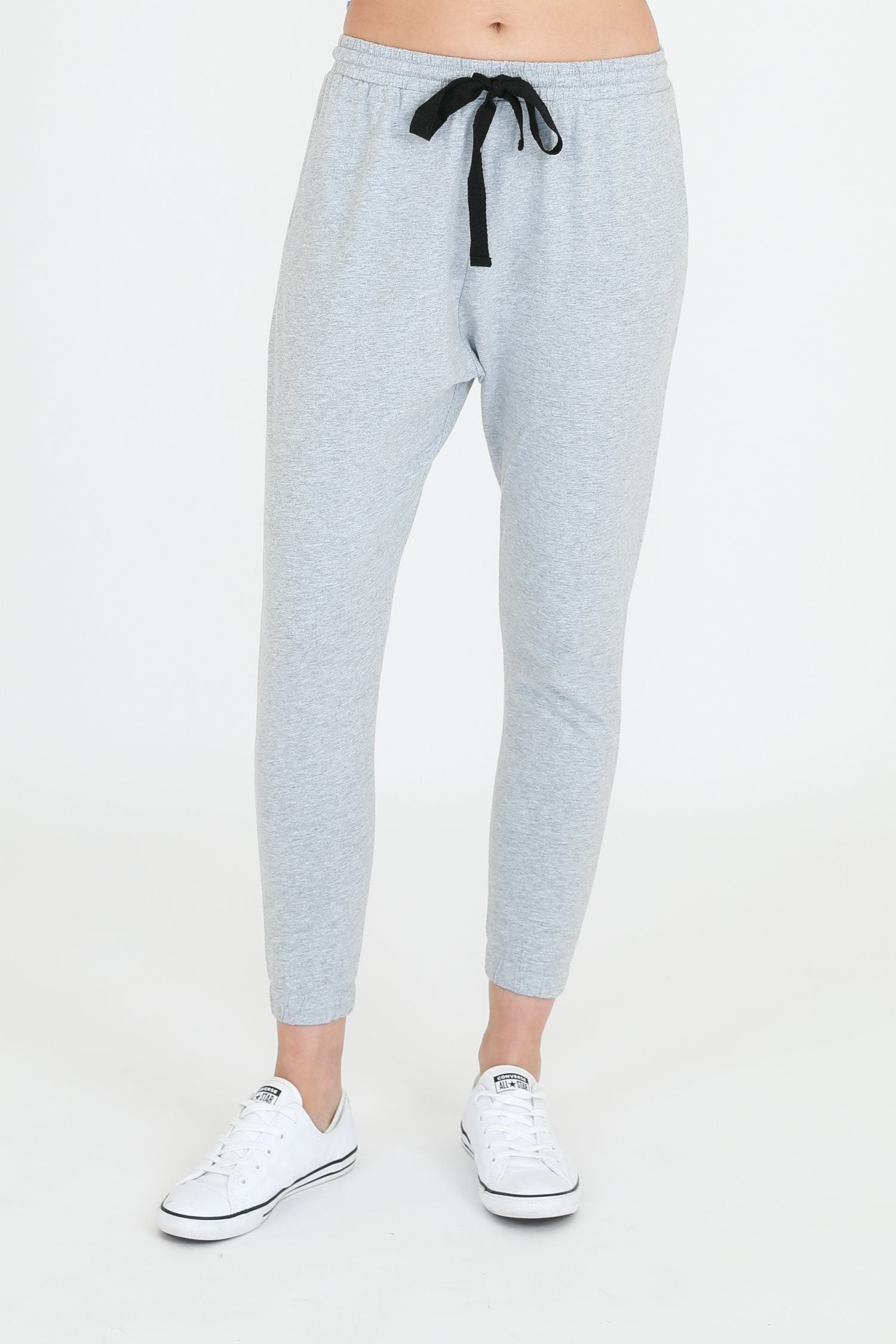 jogger style pants #color_grey marle