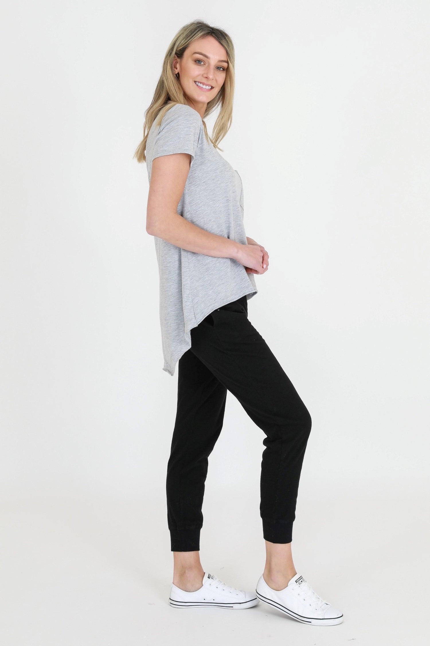 t shirts for women #color_grey marle