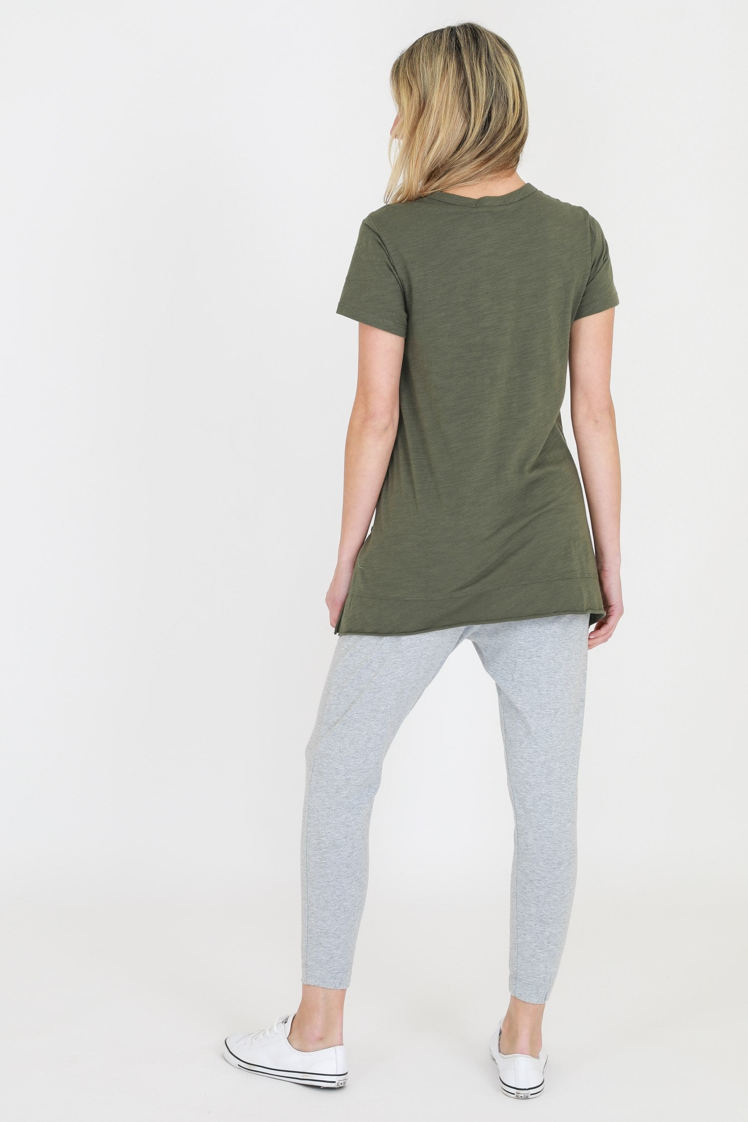 oversized green t shirt #color_khaki