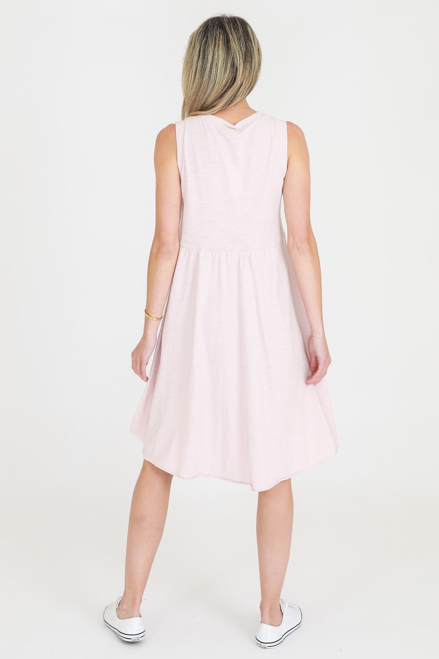 Basic Tank Dress #color_blush marle