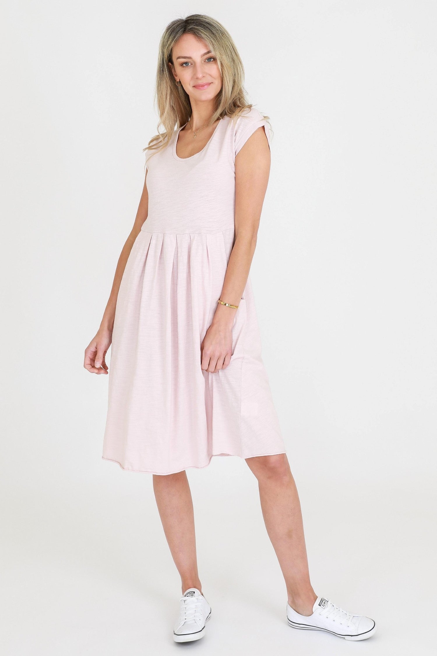 cotton summer dresses #color_blush marle