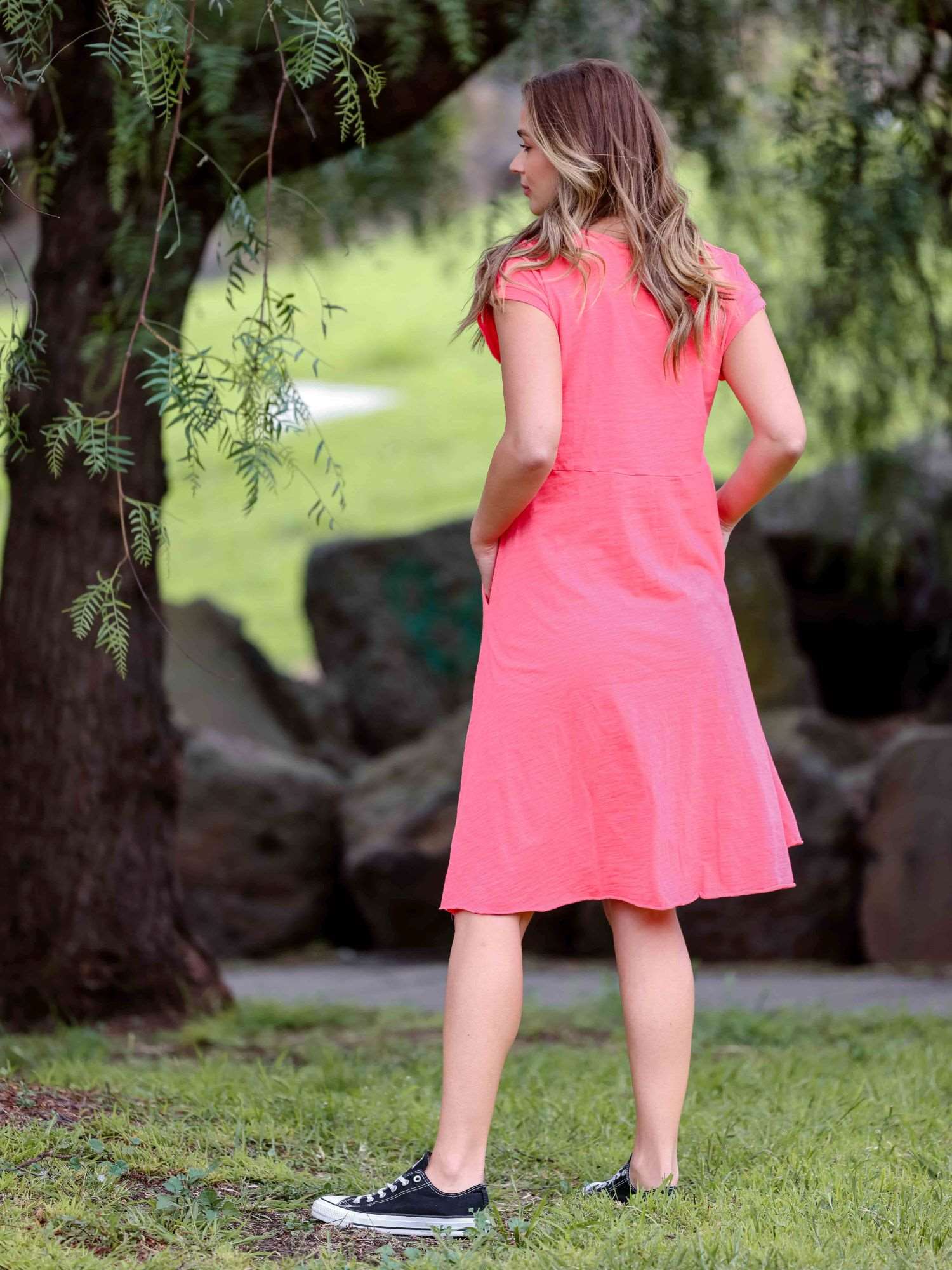 beautiful shift dresses #color_raspberry