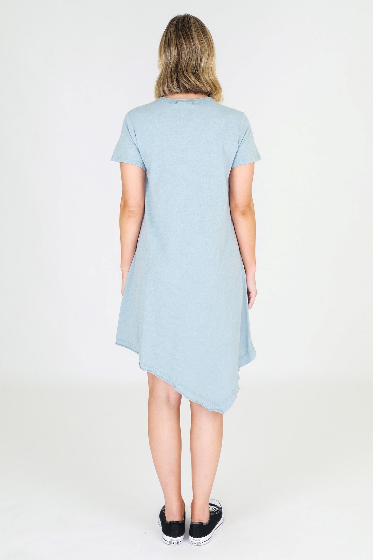 green short sleeve dress