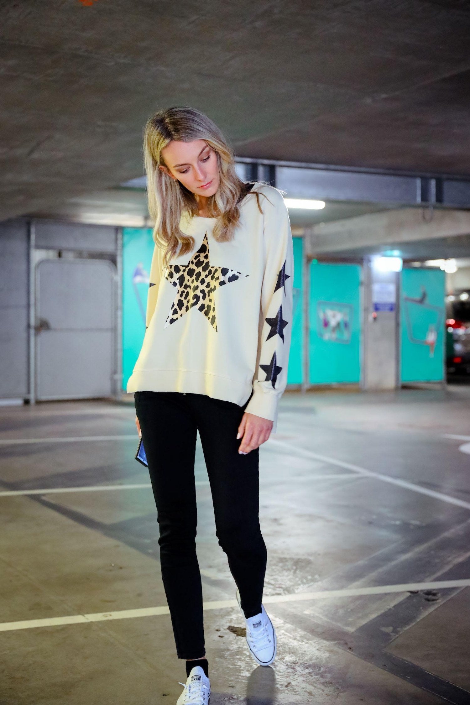 Rosalind X6 Leopard Star Sweatshirt